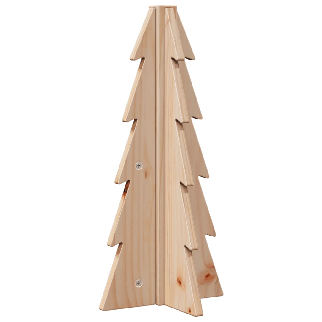 vidaXL Wooden Christmas Tree for Decoration 49 cm Solid Wood Pine