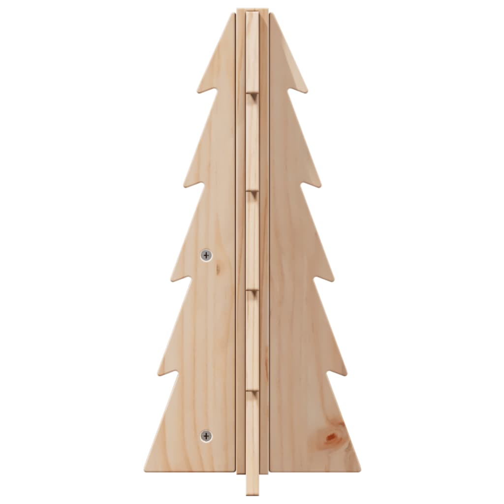 vidaXL Wooden Christmas Tree for Decoration 49 cm Solid Wood Pine