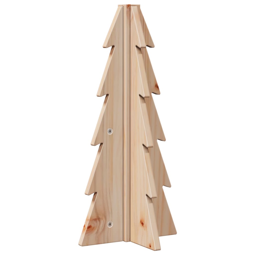 vidaXL Wooden Christmas Tree for Decoration 49 cm Solid Wood Pine