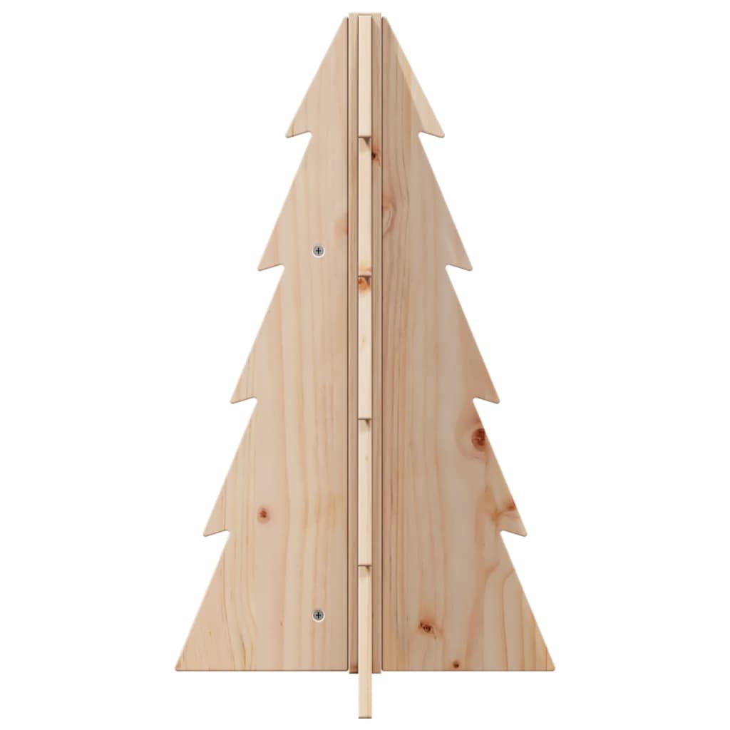 vidaXL Wooden Christmas Tree for Decoration 69.5 cm Solid Wood Pine