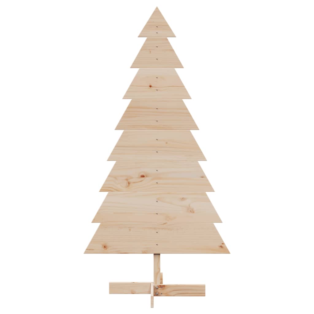 vidaXL Wooden Christmas Tree for Decoration 150 cm Solid Wood Pine