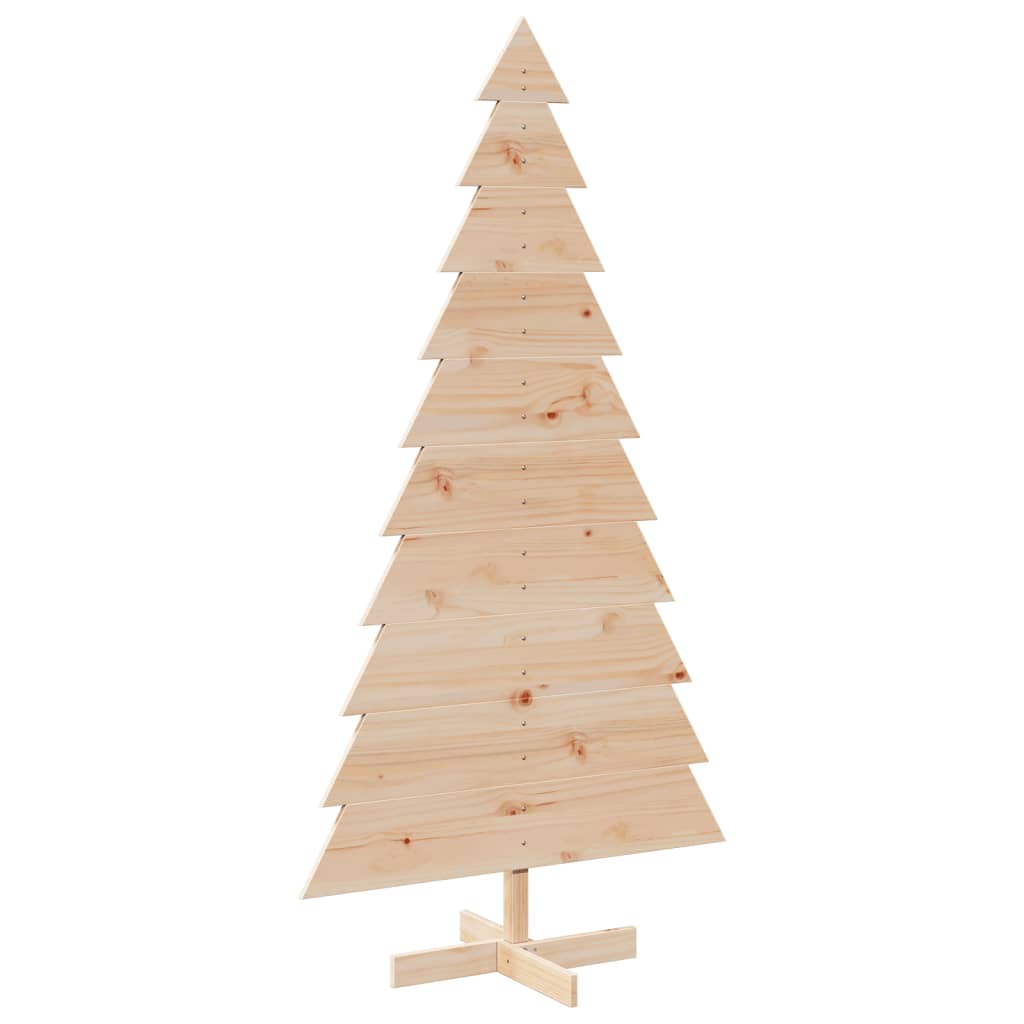 vidaXL Wooden Christmas Tree for Decoration 180 cm Solid Wood Pine