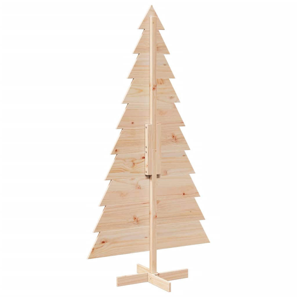 vidaXL Wooden Christmas Tree for Decoration 180 cm Solid Wood Pine