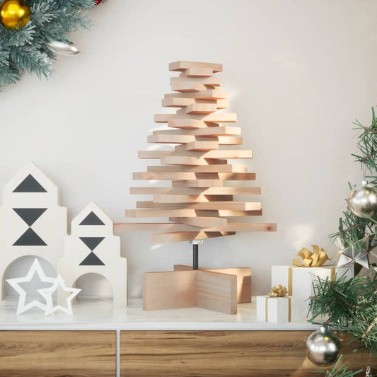 vidaXL Wooden Christmas Tree for Decoration 60 cm Solid Wood Pine