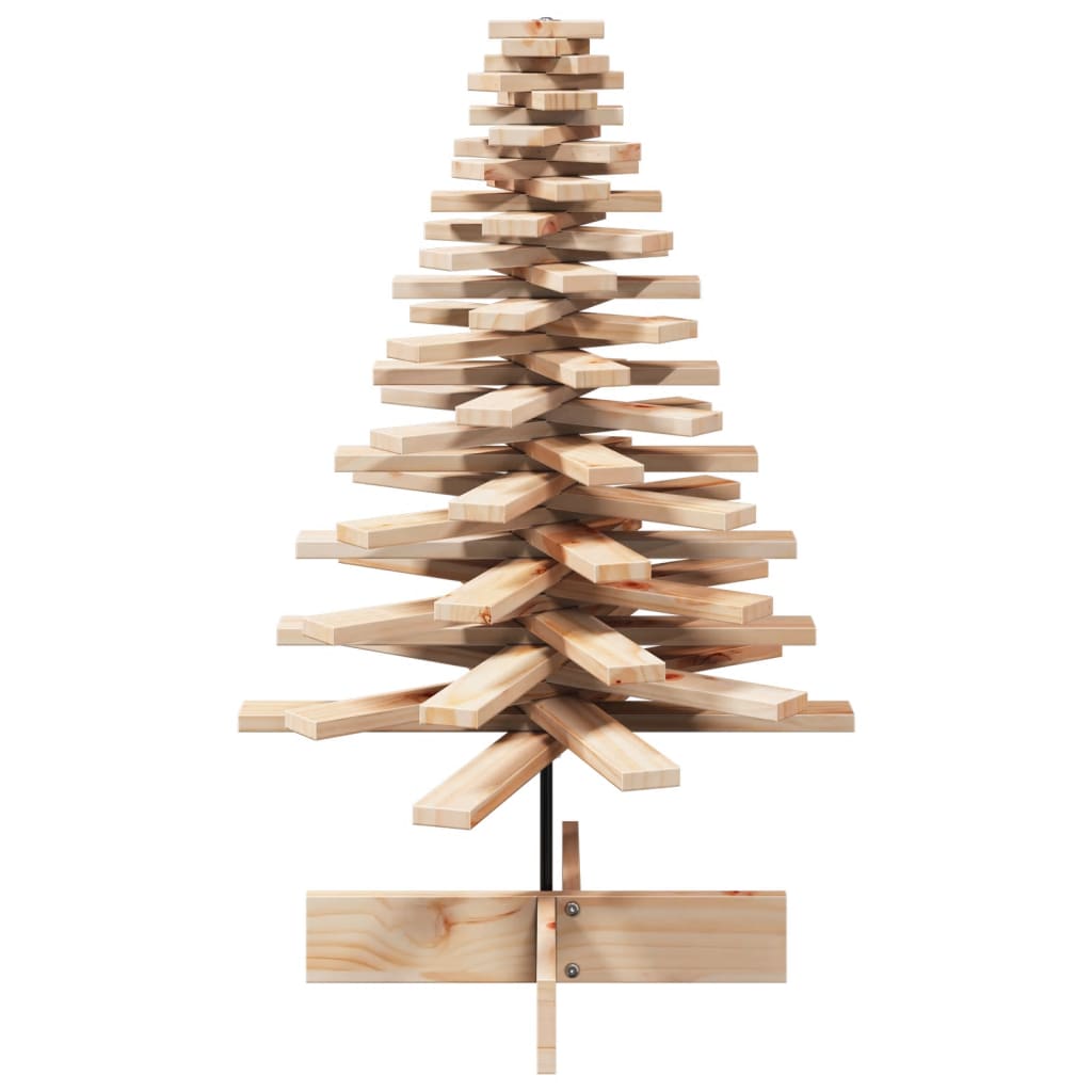 vidaXL Wooden Christmas Tree for Decoration 100 cm Solid Wood Pine