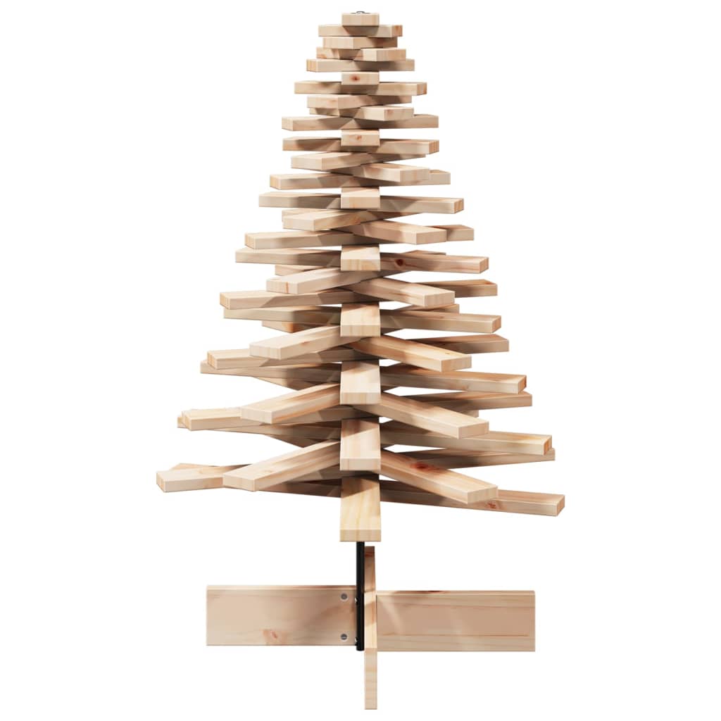 vidaXL Wooden Christmas Tree for Decoration 100 cm Solid Wood Pine