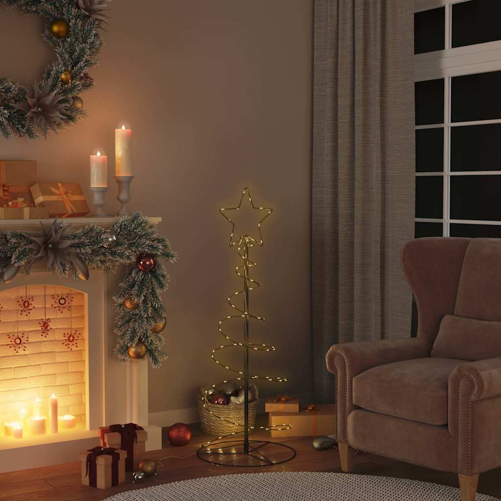 LED Christmas Tree 80 LEDs Warm White 120 cm