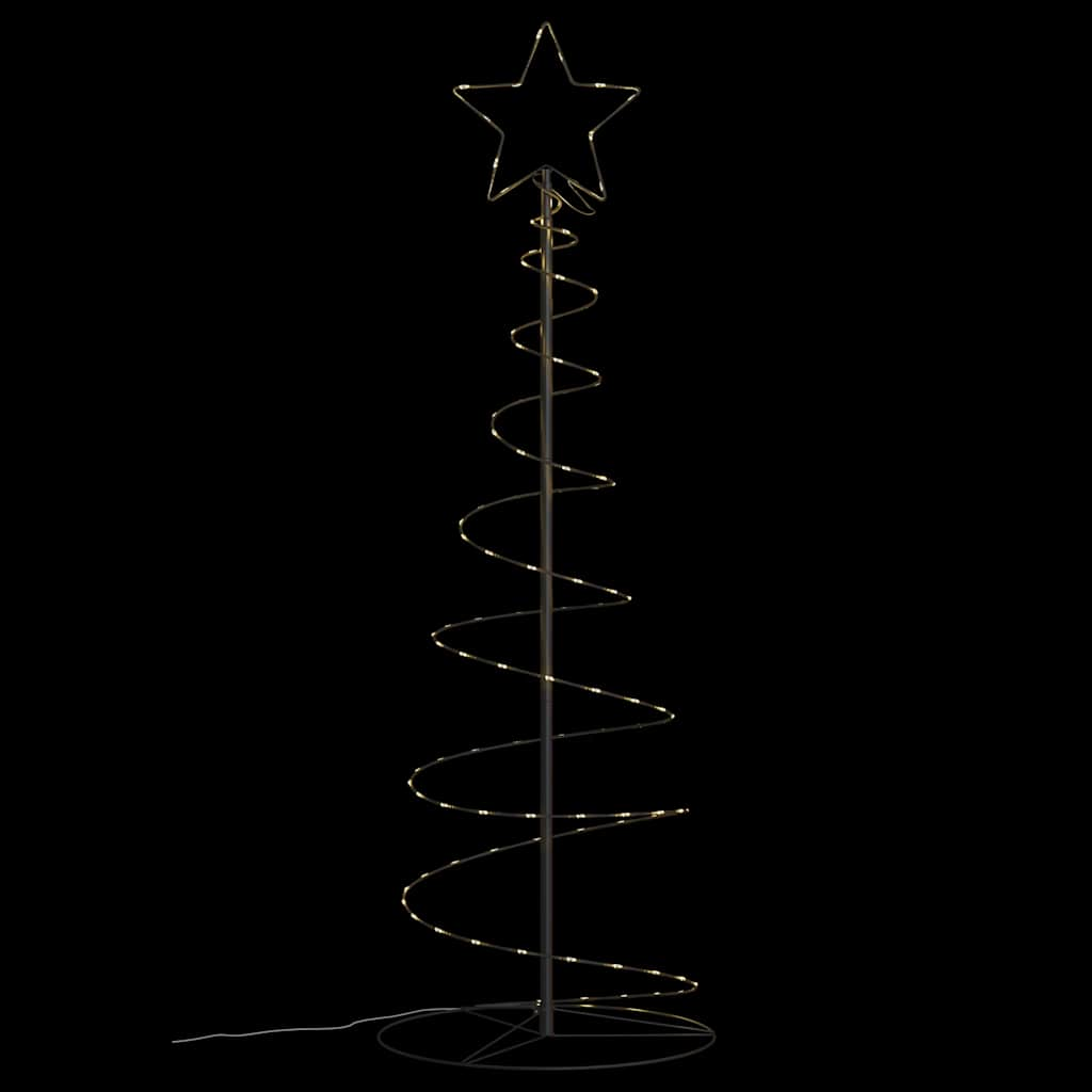 vidaXL LED Christmas Tree 100 LEDs Warm White 150 cm