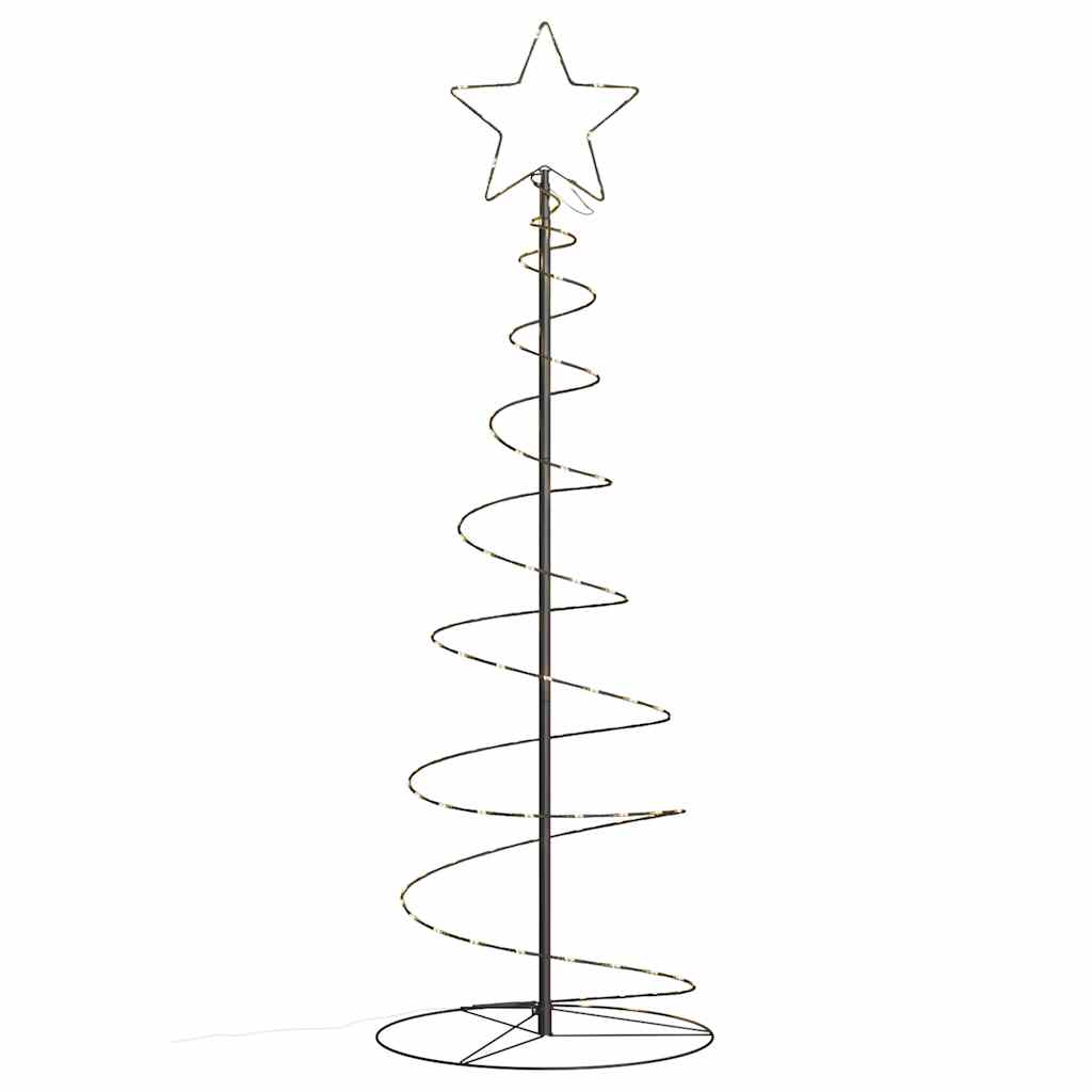 vidaXL LED Christmas Tree 100 LEDs Warm White 150 cm