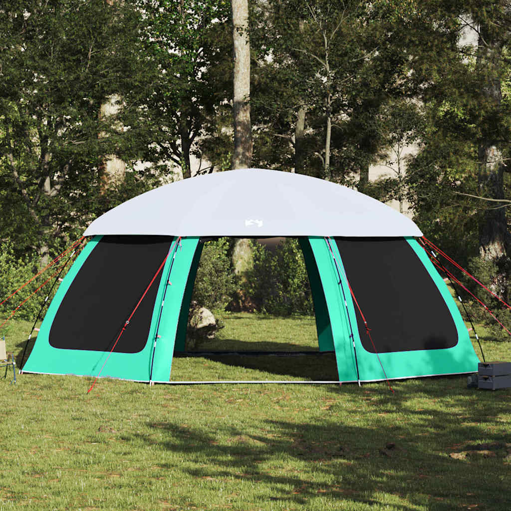 Pool Tent with Removable Fly & Mesh Walls Sea Green 690x690 cm