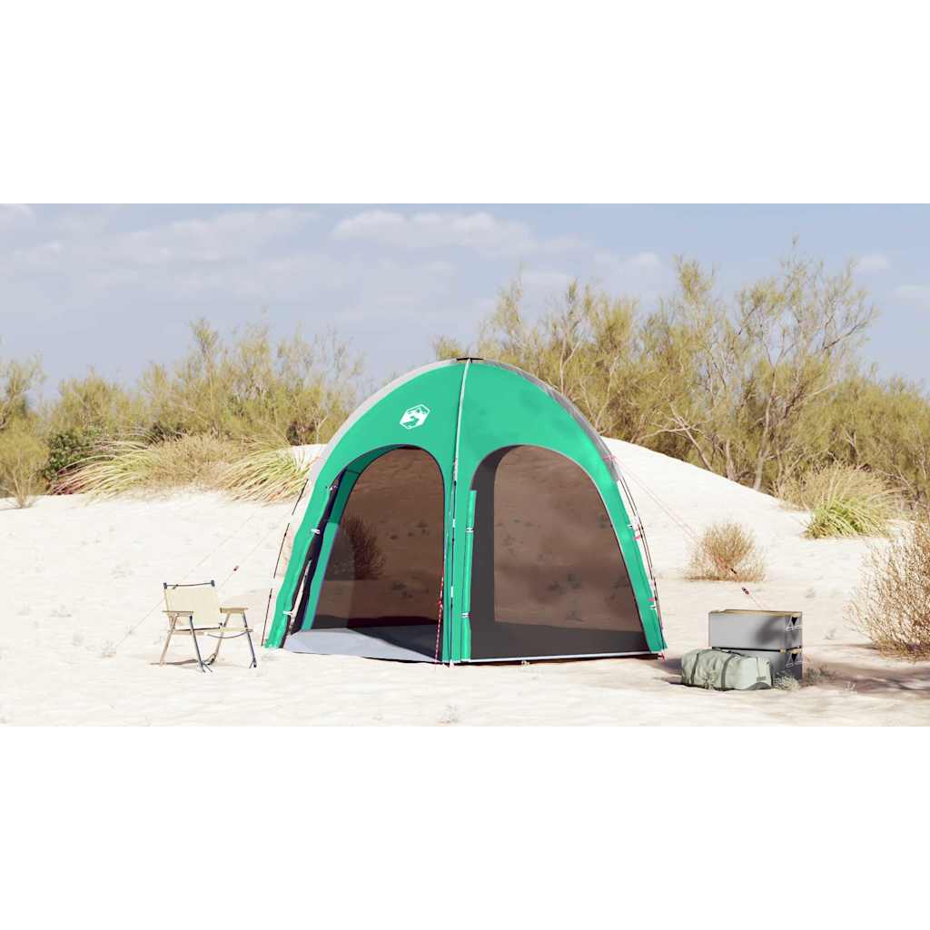 Pool Tent Sea Green 366 x 305 x 231 cm Polyester and Fiberglass