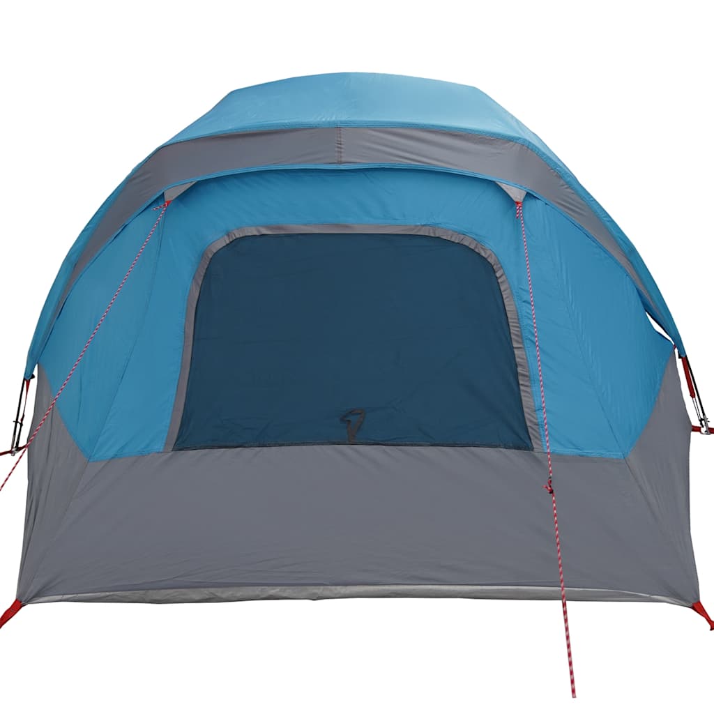 Family Tent Cabin 6-Person Blue Waterproof
