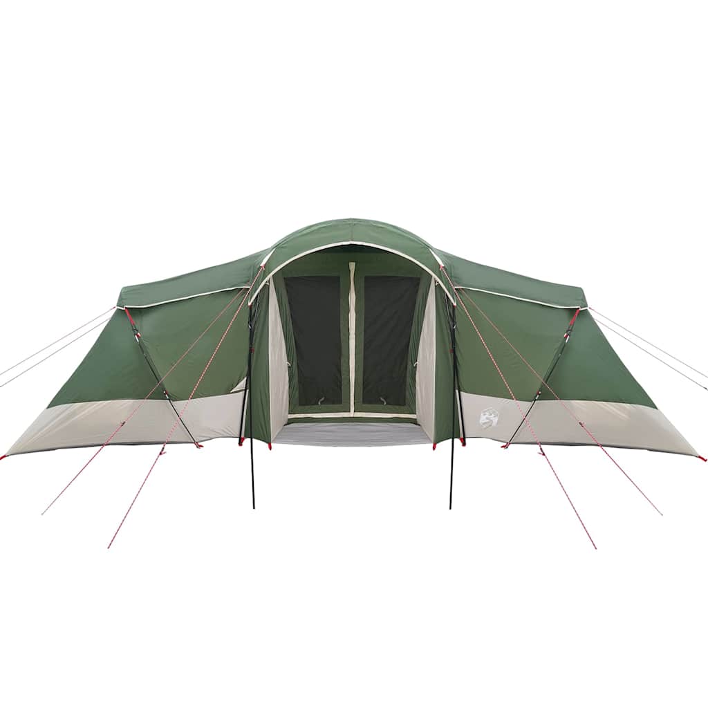Family Tent with Roof Green and Grey 721 x 335 x 212 cm