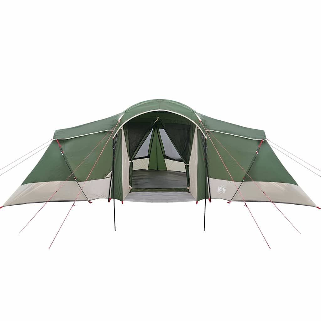 Family Tent with Roof Green and Grey 721 x 335 x 212 cm