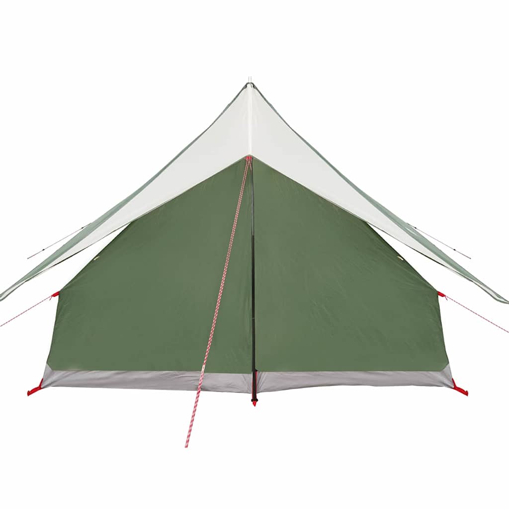 Family Tent with Roof Green and White 315 x 286 x 200 cm
