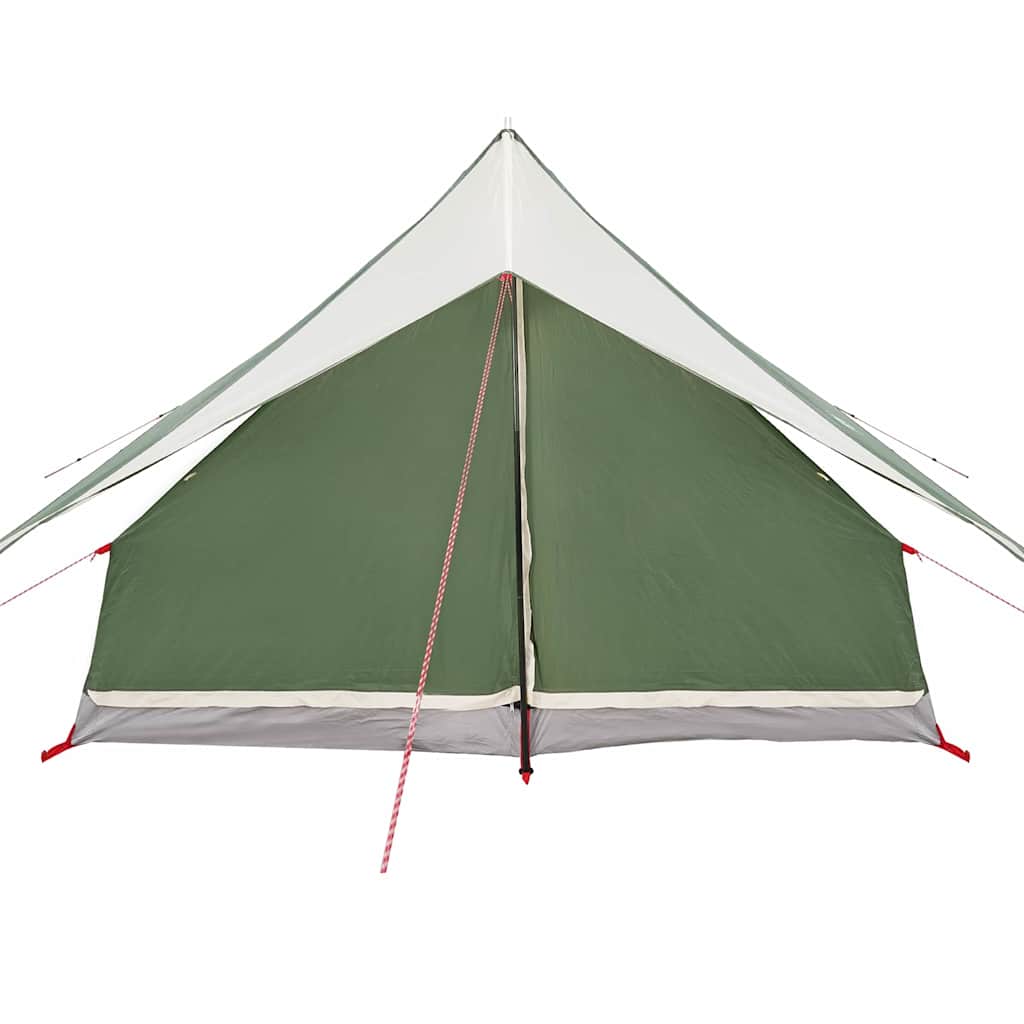 Family Tent with Roof Green and White 315 x 286 x 200 cm