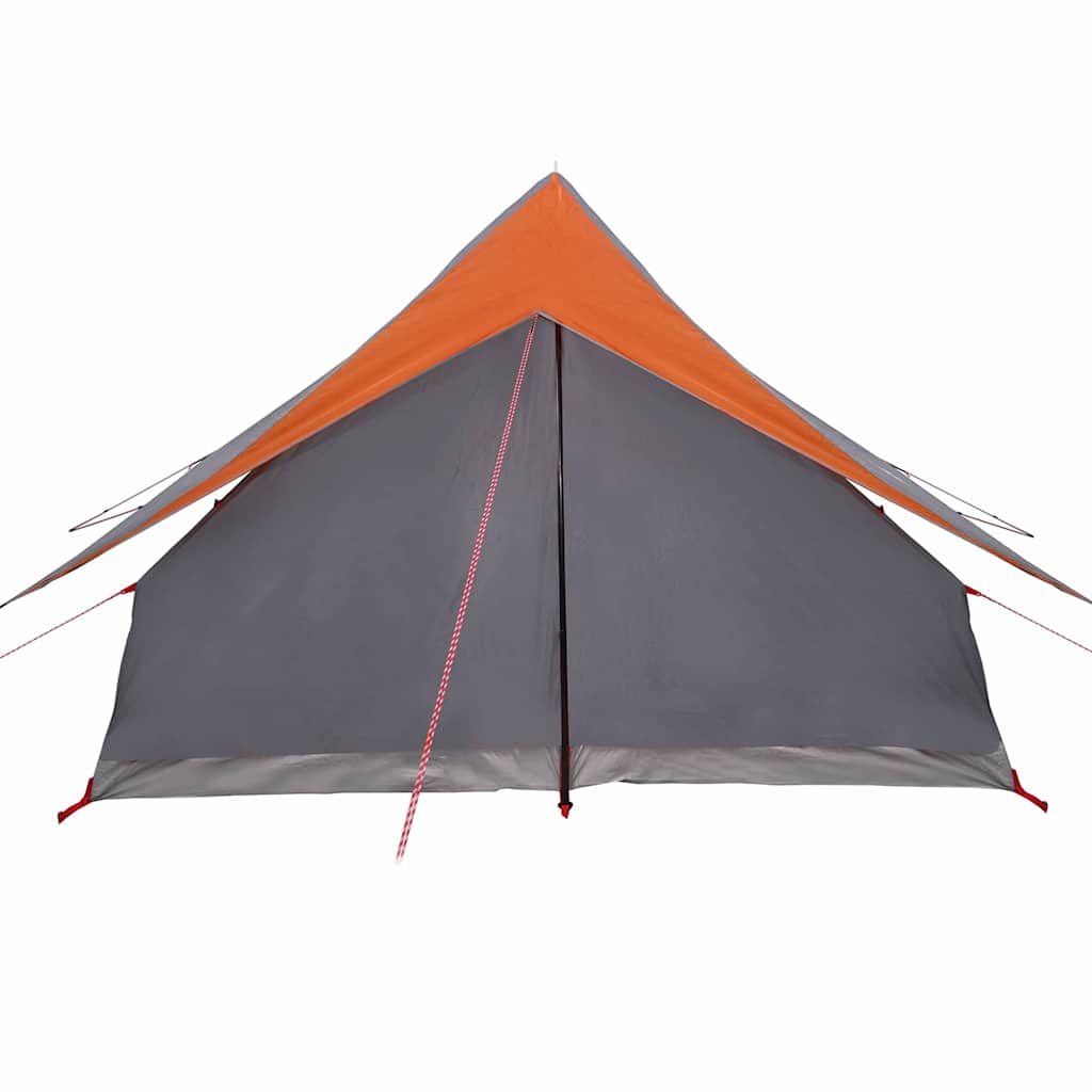 Family Tent with Roof Grey and Orange 315 x 286 x 200 cm