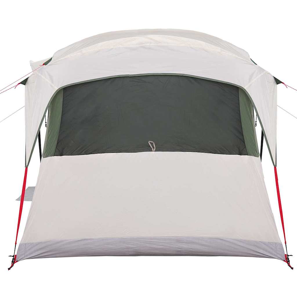 Family Tent with Roof White and Green 435 x 255 x 216 cm