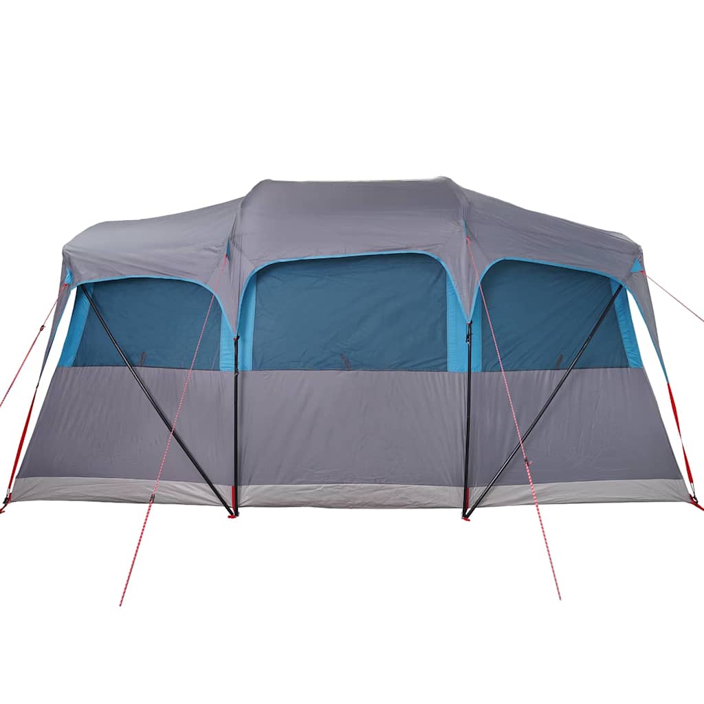 Family Tent with Roof Blue and Grey 435 x 255 x 216 cm