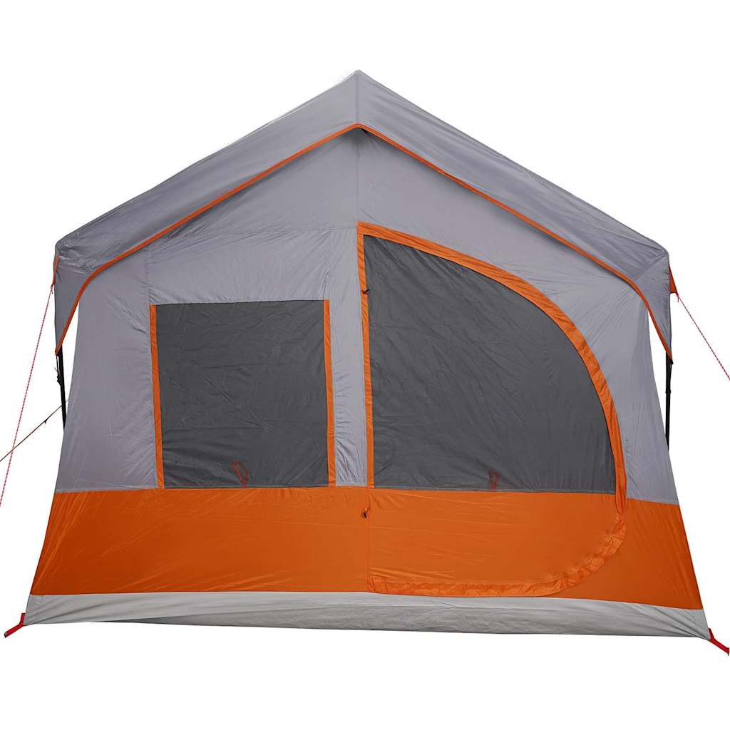 Family Tent Grey and Orange 620 x 322 x 240 cm Polyester
