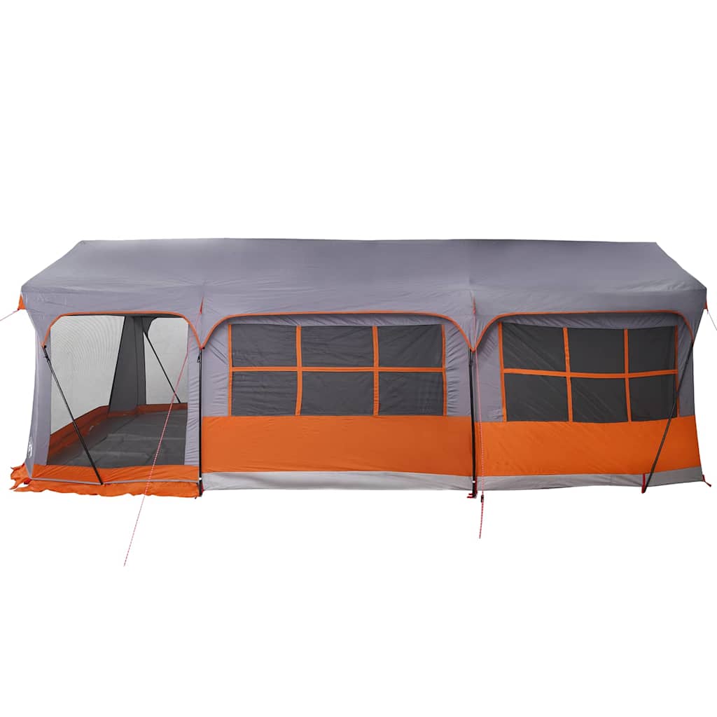 Family Tent Grey and Orange 620 x 322 x 240 cm Polyester