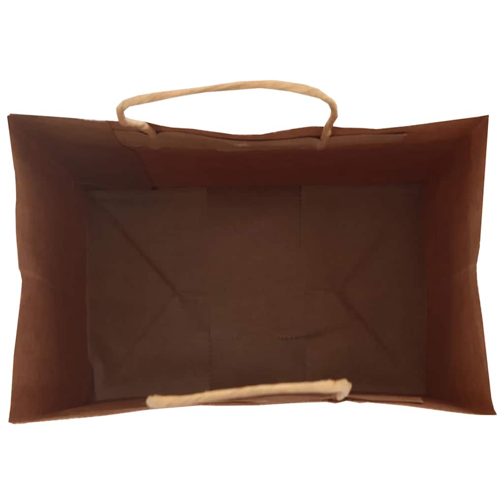 Paper Bags 250 pcs with Handles Red 32x22x24 cm