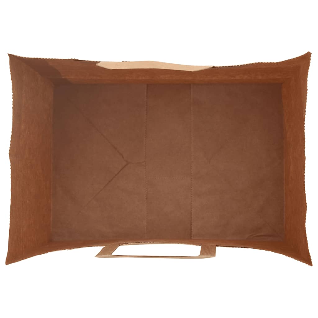 Paper Bags 250 pcs with Handles Blue 32x22x24 cm