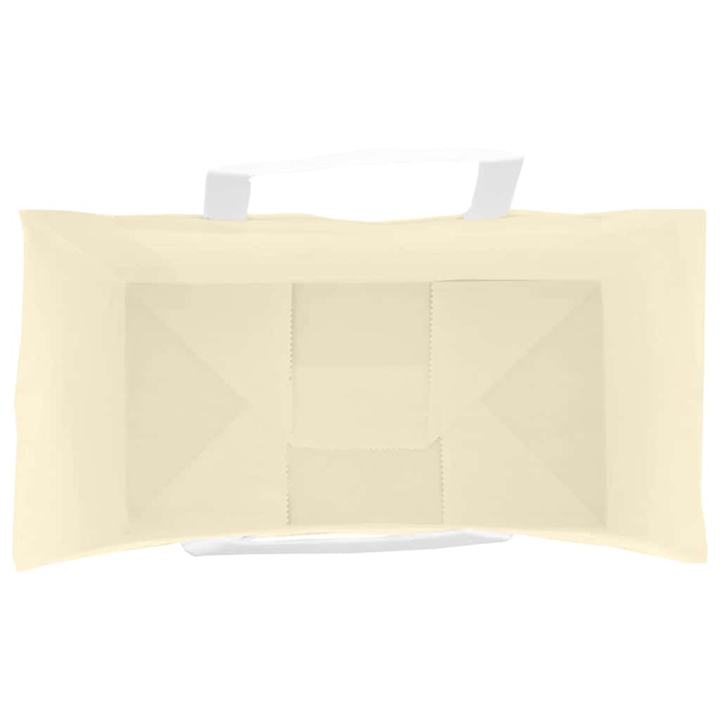 Paper Bags 50 pcs with Handles Yellow 32x17x44 cm