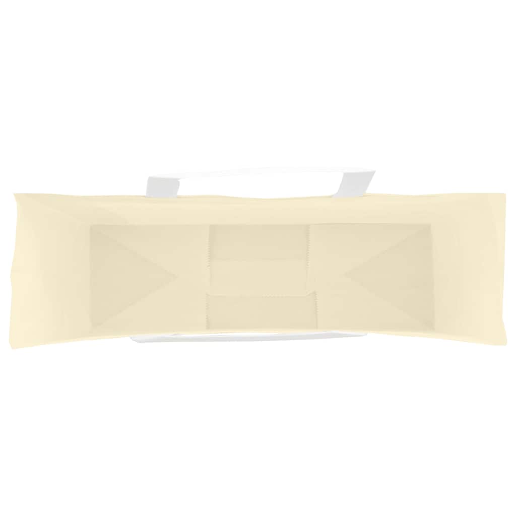 Paper Bags 50 pcs with Handles Yellow 54x15x49 cm