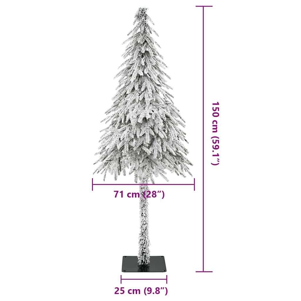 Artificial Christmas Tree White 71 x 71 x 150 cm