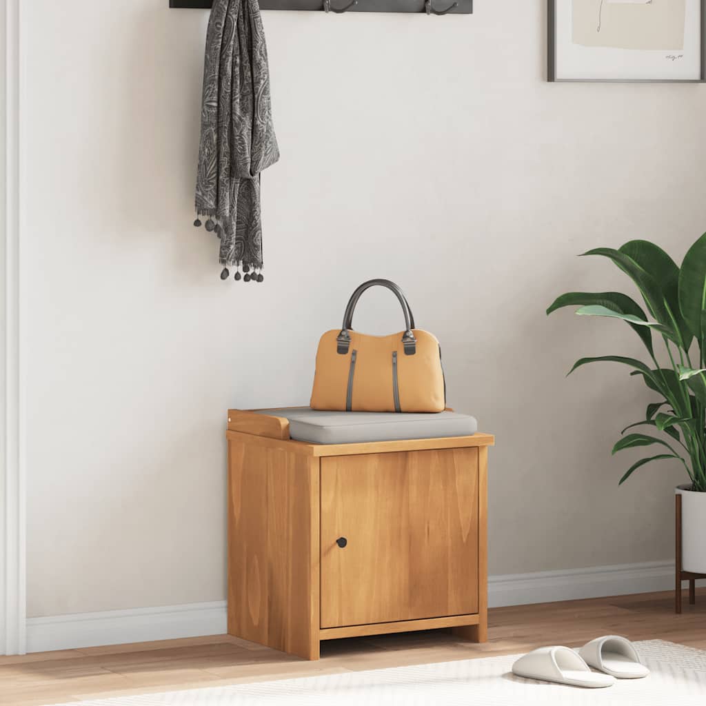 Hallway Bench "SANDNES" 45x40x50 cm Solid Wood Pine
