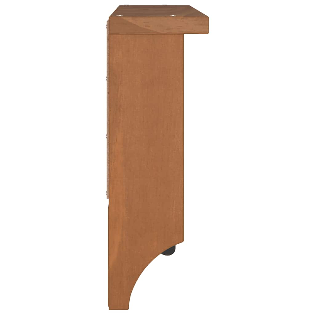 vidaXL Wall-mounted Coat Rack SANDNES 45x12x35 cm Solid Wood Pine