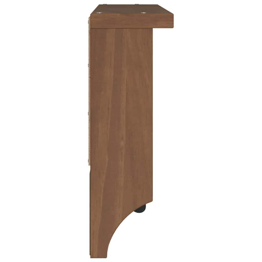 vidaXL Wall-mounted Coat Rack SANDNES 45x12x35 cm Solid Wood Pine