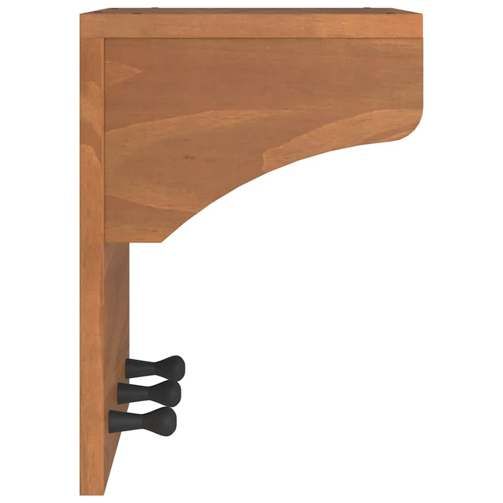 vidaXL Wall-mounted Coat Rack SANDNES 43x30x42 cm Solid Wood Pine