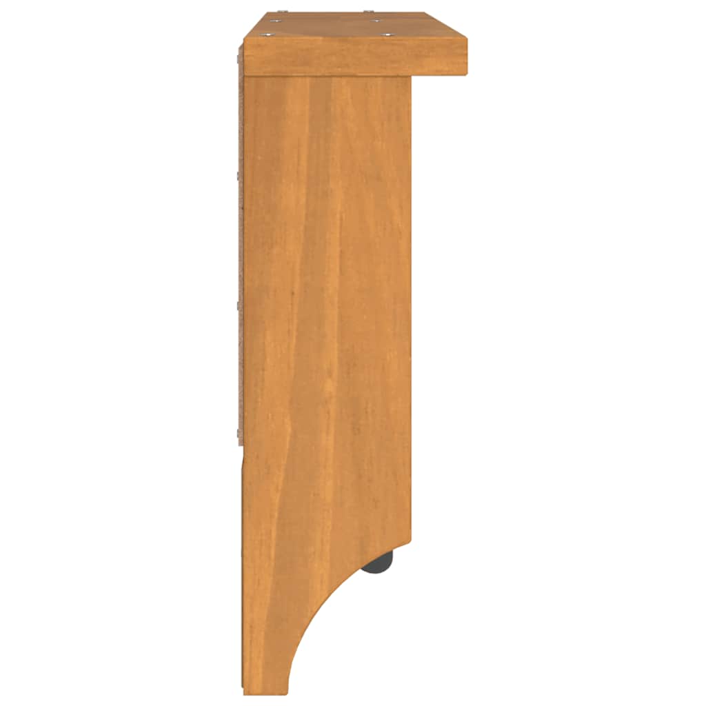 Wall-mounted Coat Rack "SANDNES" 87x12x35 cm Solid Wood Pine