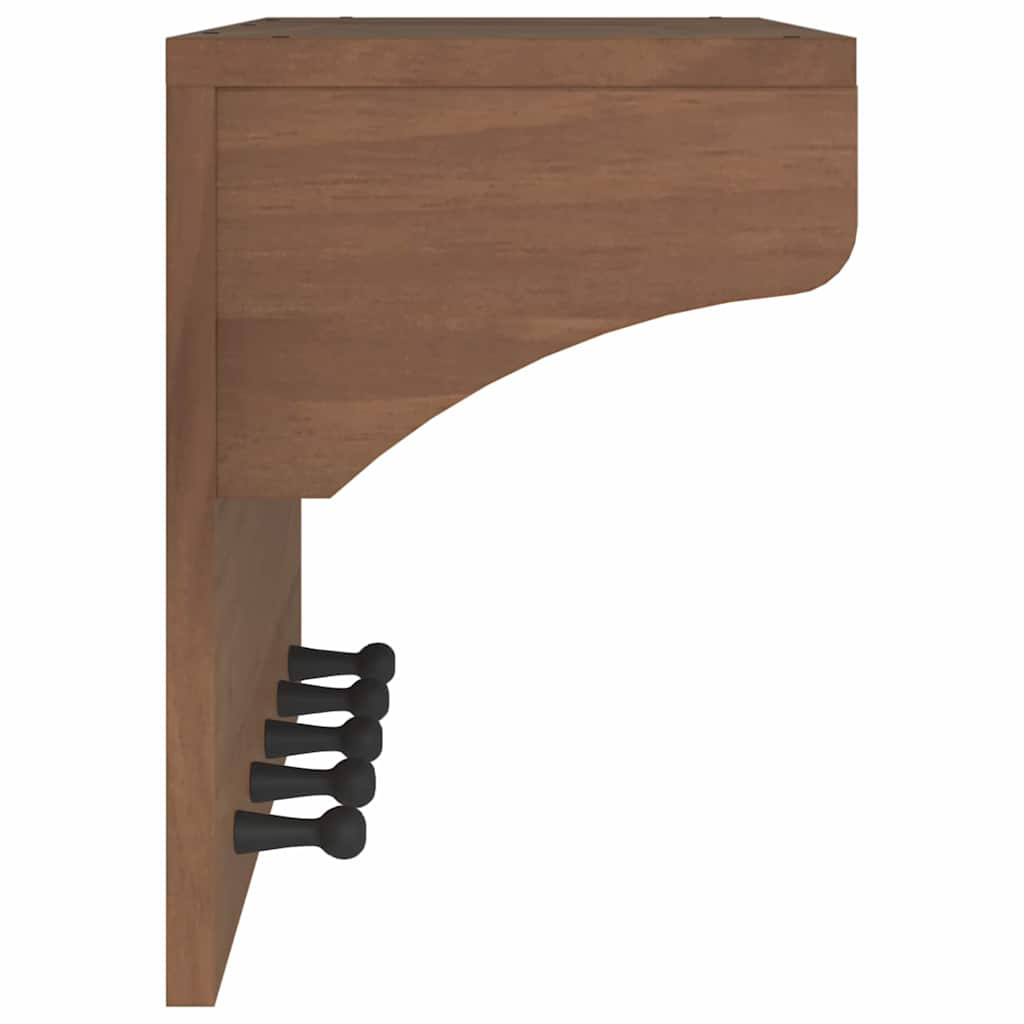 vidaXL Wall-mounted Coat Rack SANDNES 87x30x42 cm Solid Wood Pine