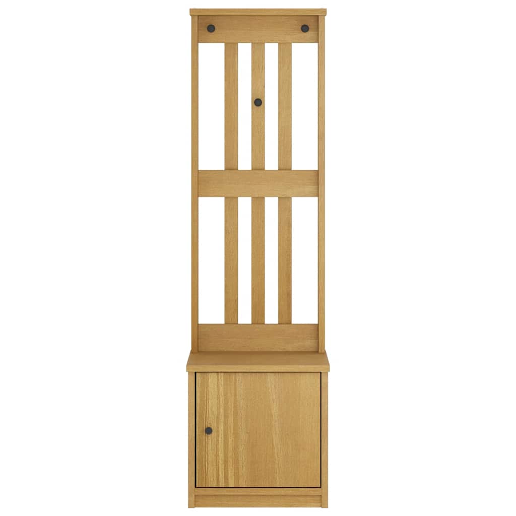 Hall Tree "SANDNES" 45x40x159,5 cm Solid Wood Pine