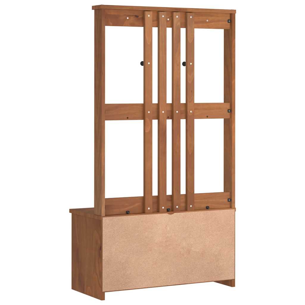 vidaXL Hall Tree SANDENS 87x40x159.5 cm Solid Wood Pine