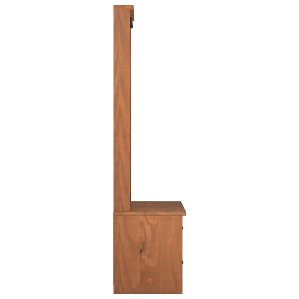 vidaXL Hall Tree SANDENS 87x40x159.5cm Solid Wood Pine