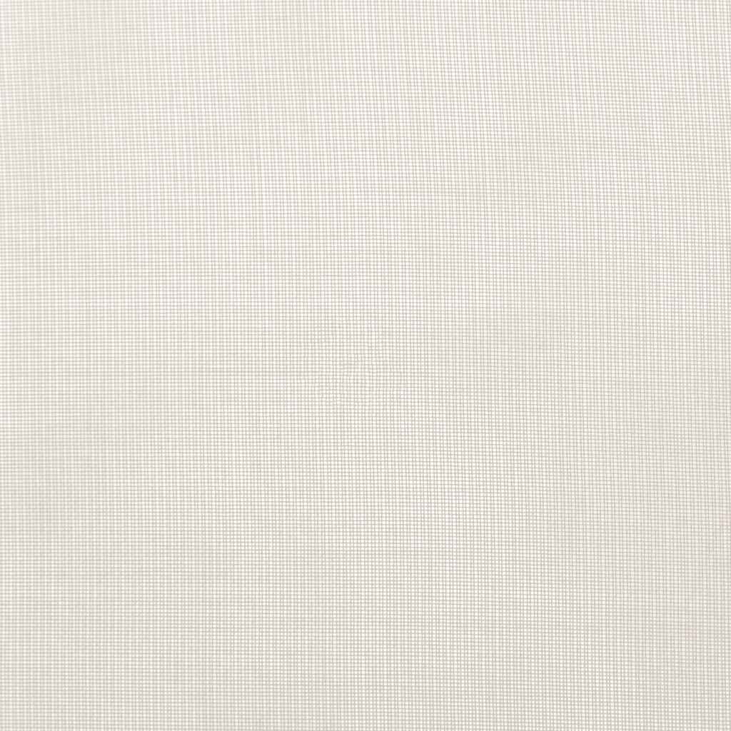 Voile Curtains with Grommets 2 pcs Cream 140x300 cm