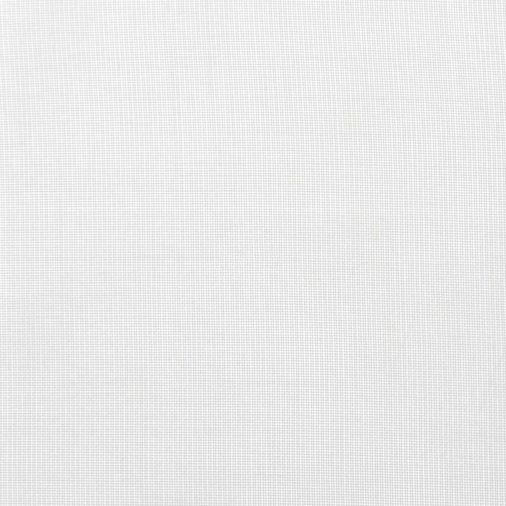 Voile Curtains with Rod Pockets 2 pcs White