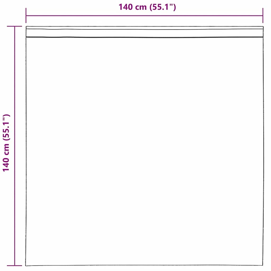 Voile Curtains with Loops 2 pcs Light Pink 140x140 cm