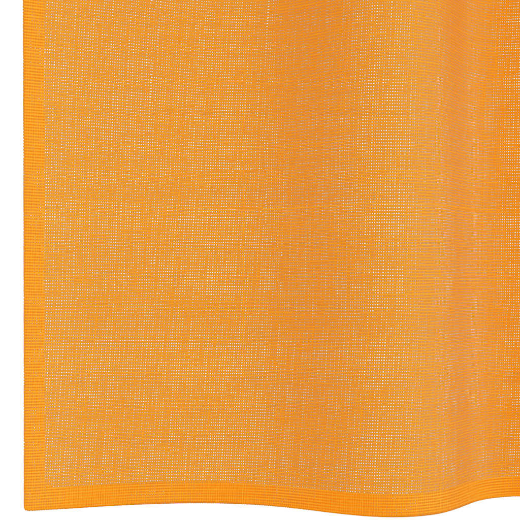 Voile Curtains with Loops 2 pcs Orange 140x225 cm