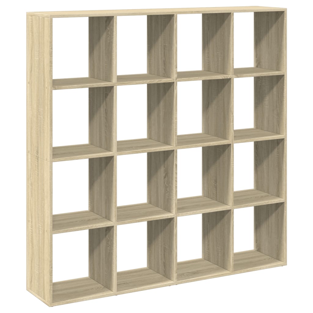 Book Cabinet Sonoma Oak 137,5x29x137,5 cm Engineered Wood