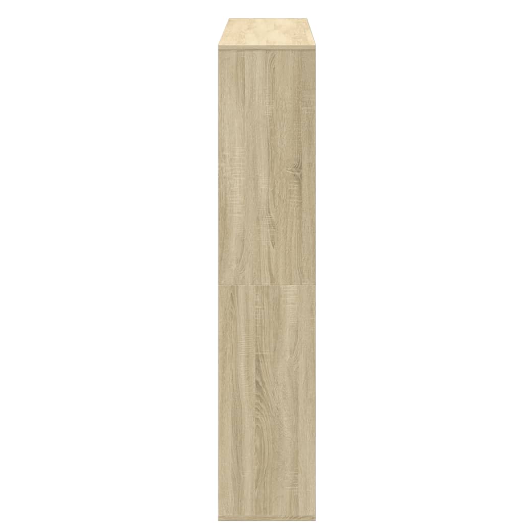 Book Cabinet Sonoma Oak 132x29x141,5 cm Engineered Wood