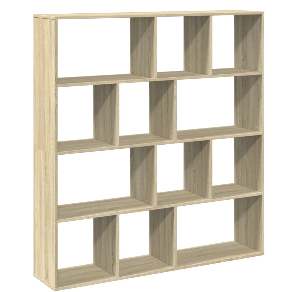 Book Cabinet Sonoma Oak 132x29x141,5 cm Engineered Wood