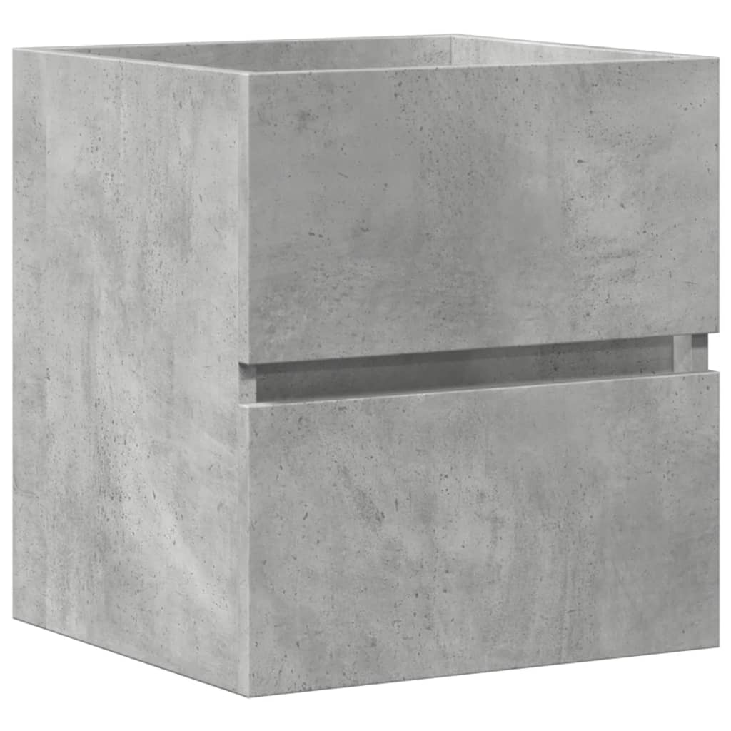 Sink Cabinet Concrete Grey 41x38,5x45 cm Engineered Wood