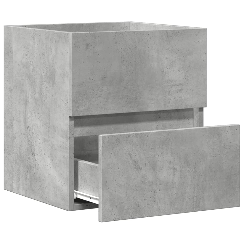 Sink Cabinet Concrete Grey 41x38,5x45 cm Engineered Wood