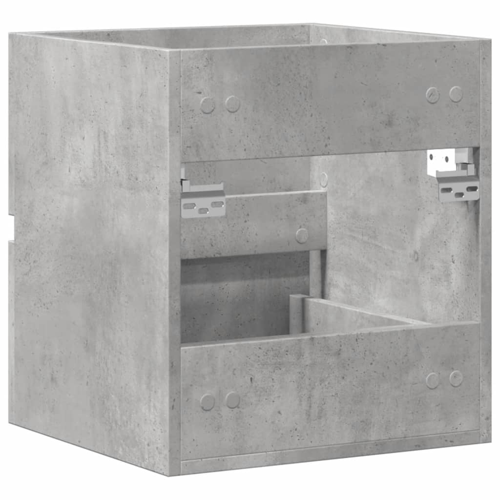 Sink Cabinet Concrete Grey 41x38,5x45 cm Engineered Wood