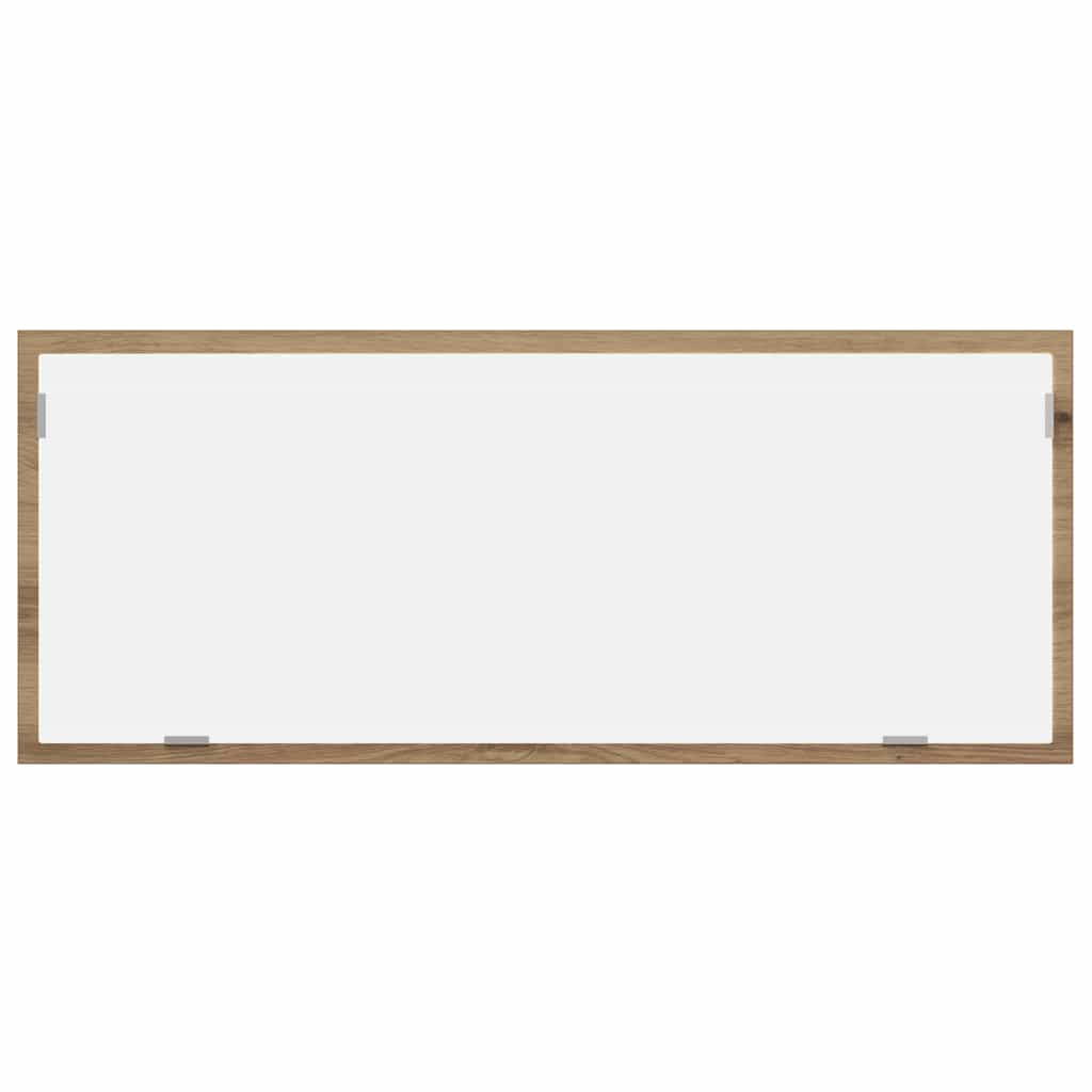 LED Bathroom Mirror Artisan Oak 100x8,5x37 cm Engineered Wood